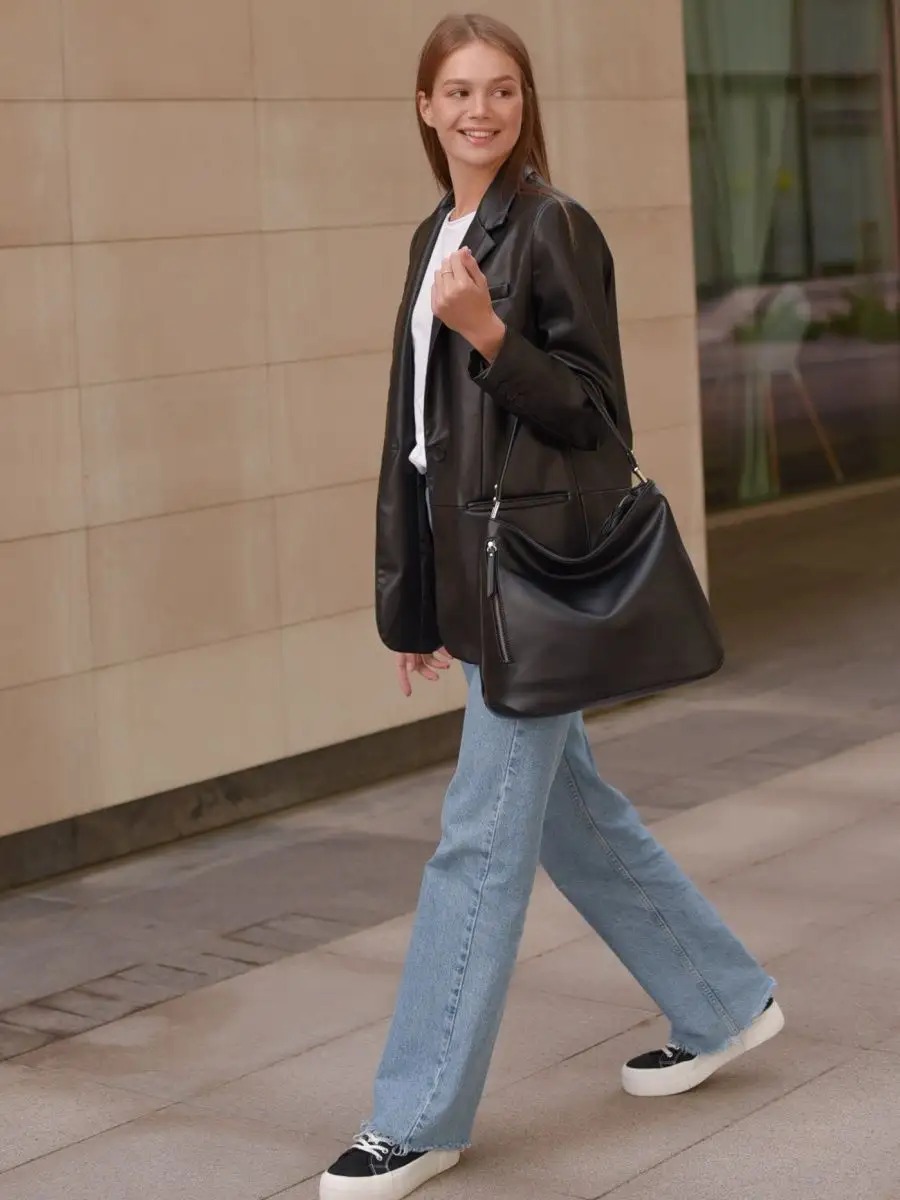 Women's Shoulder Bag Large Capacity Versatile Bucket Bag Classic_voghion.com