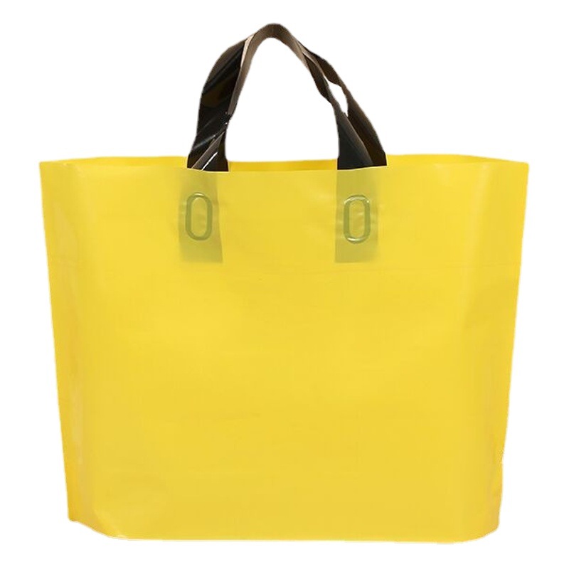 Bolsas de regalo de plástico prefabricadas con impresión de logotipo, bolsas de mano para ropa, bolsas de mano, bolsas de embalaje para compras, venta al por mayor, engrosadas. image 1