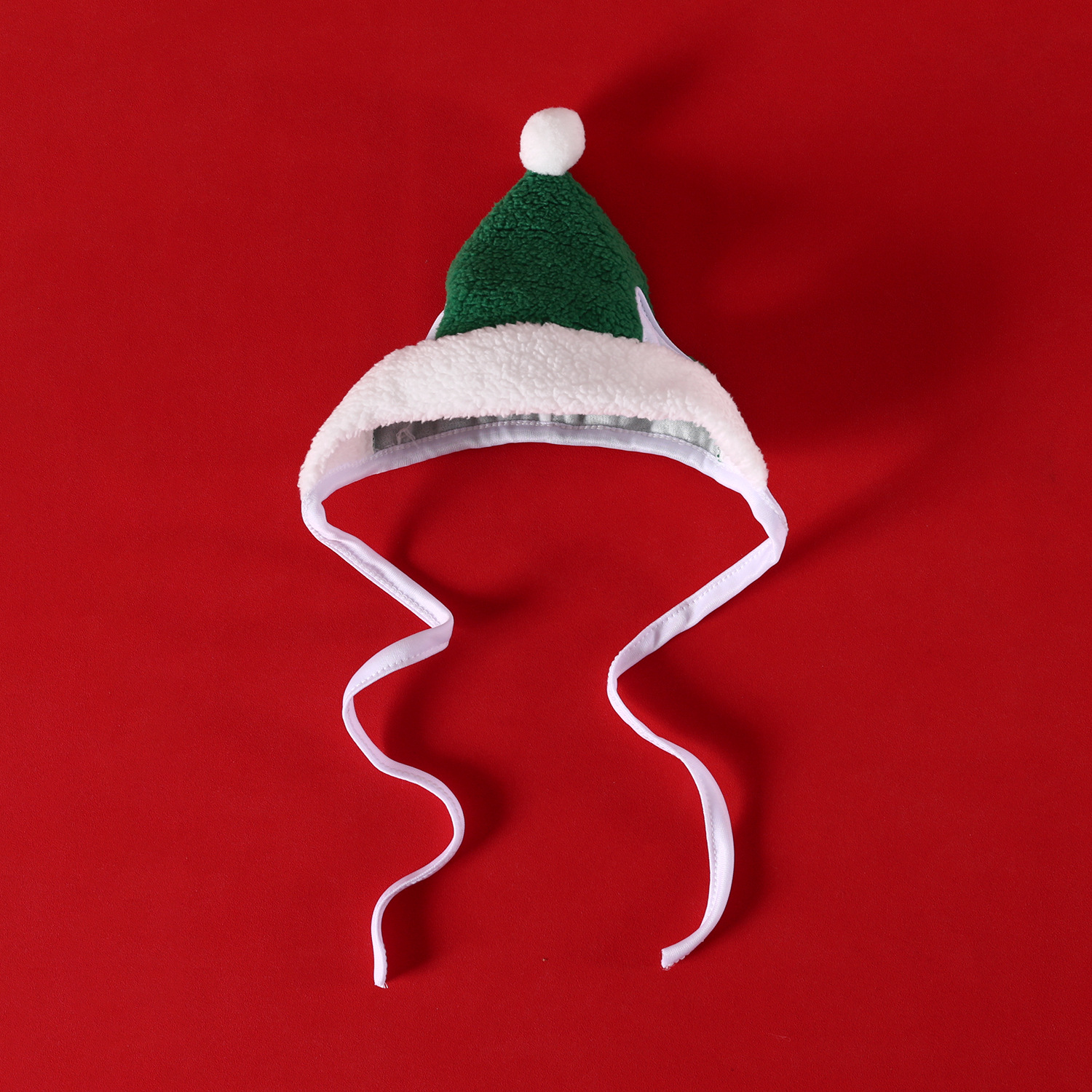 2025 Pet Bichon Puppy Traje de Navidad Árbol de Navidad de felpa Campana Bufanda Sombrero Gato Gato Cálido image 9