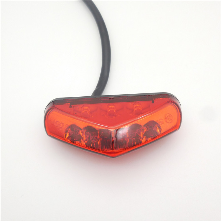 CH-2041B electric scooter modified LED rear tail light scooter triangle brake light motorcycle tail light