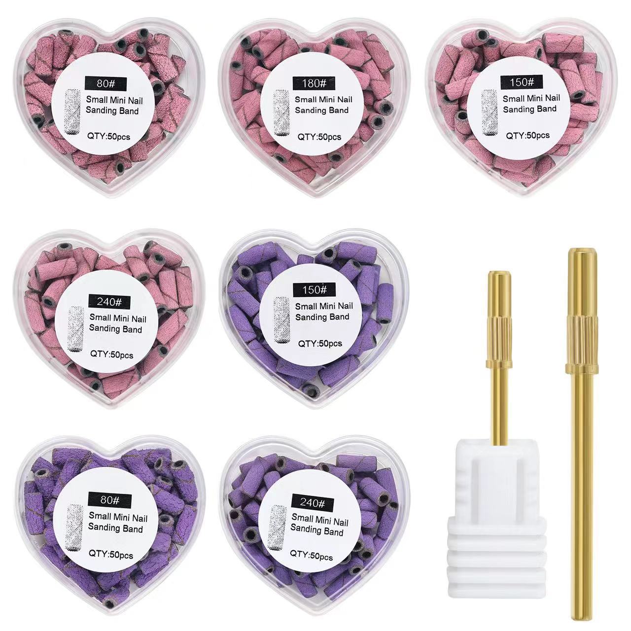 Eje de anillo de arena especial para uñas