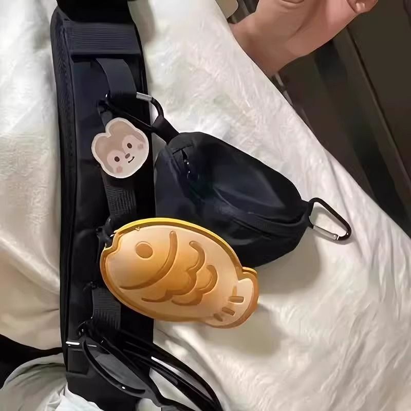 卡通钥匙包大容量汽车钥匙包车钥匙包可爱鲷鱼创意烧抽拉式钥匙包|undefined