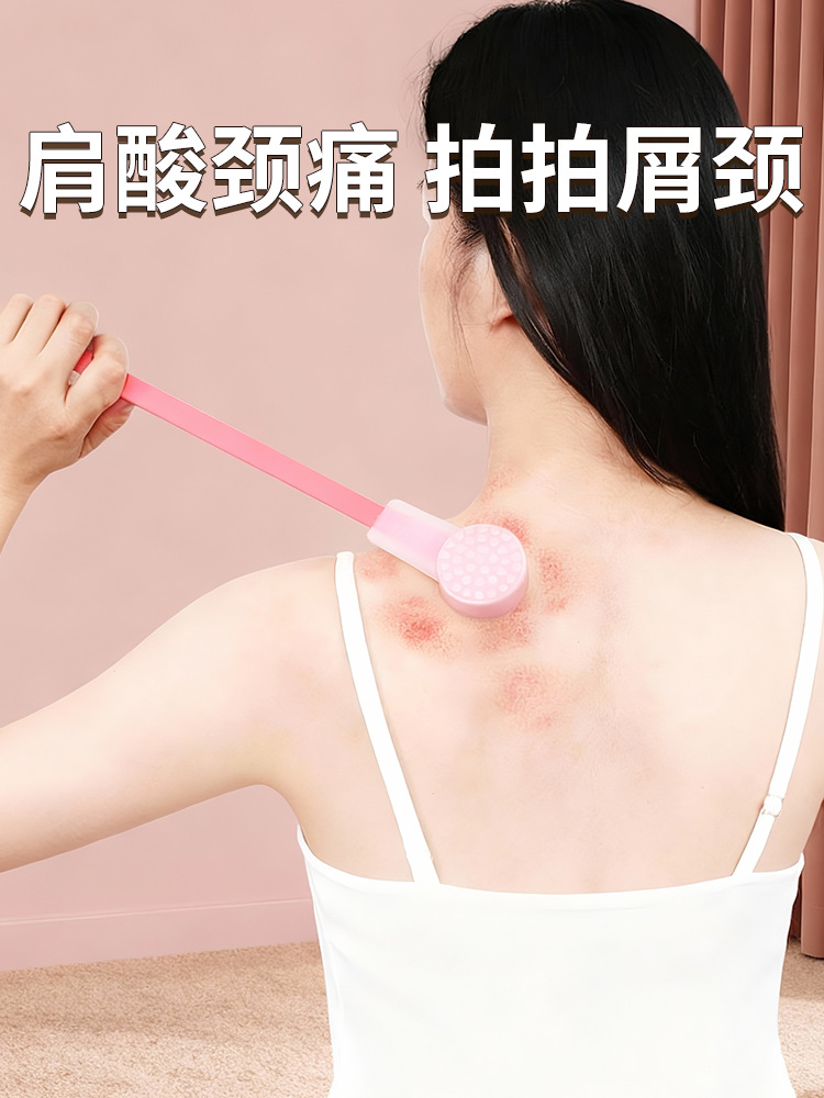 Tapping Board Physiotherapy Center Traditional Chinese Medicine Meridian Tapping Stick Health Massage Hammer Beauty Silicone Tapping Hammer Health Tapping Stick 3