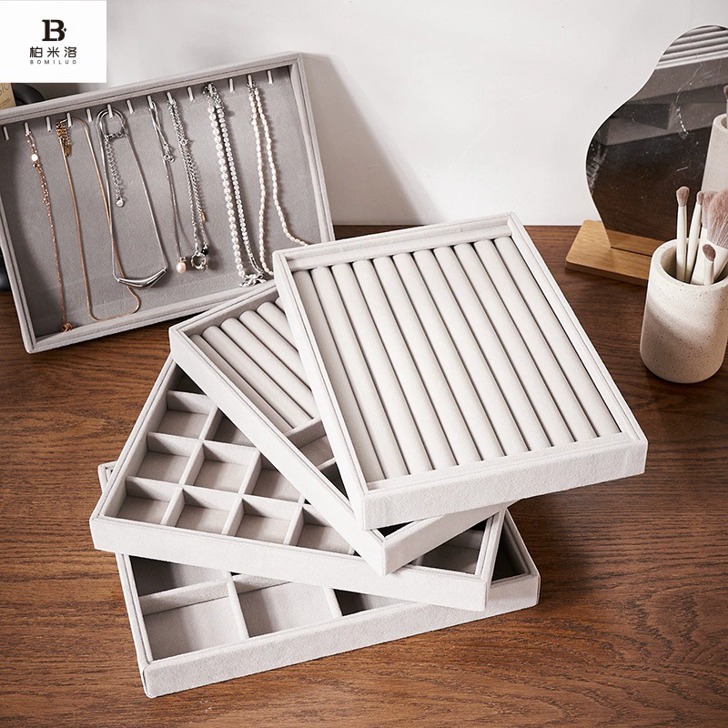 Трансграничная фланелевая ювелирная подставка для хранения ювелирных изделий