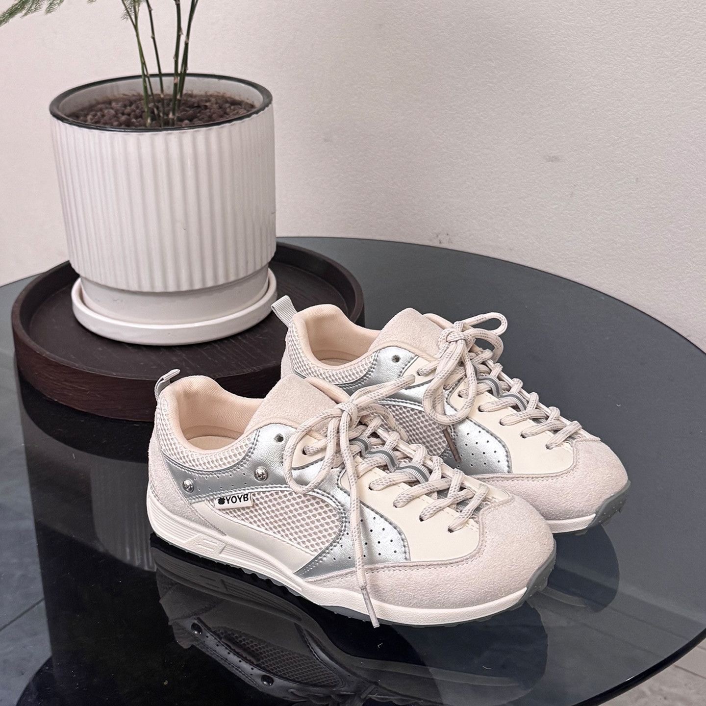 Vintage coreano zapatos de lona para mujeres primavera y verano 2026 cabeza redonda correa baja universal cómodo estudiante skate casual moda
