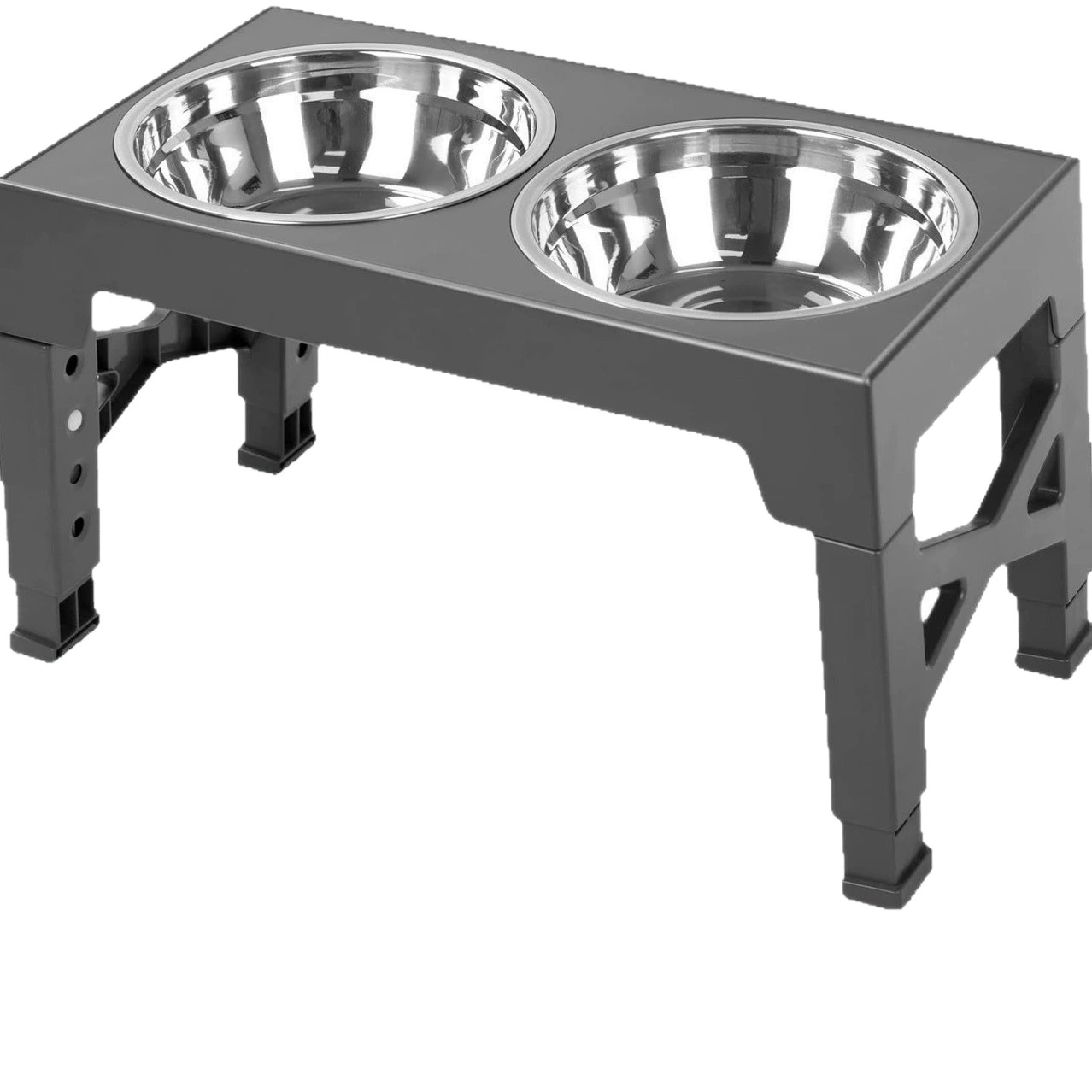 Поднятие кормушки для домашних животных:Cannot determine height/angle-adjustable миска для собаки и кошки, антивытекательная, средняя/большая собака