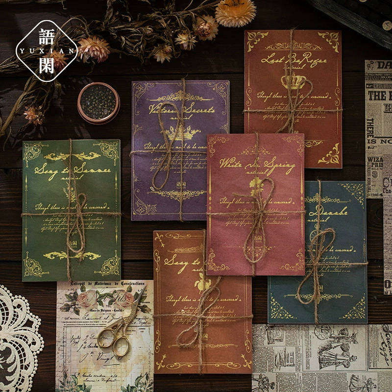 Язык Досуг Джерси Ченхуй Серия Материал Бумага Ретро Искусство Руководство Сообщение Украшение Базовая Бумага 30 в 6