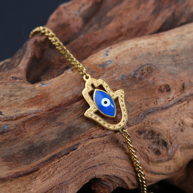 2026 New Model Fatima's Hand Devil's Eye Bracelet with Contrasting Colors and Turkish Evil Eye Design, Featuring a Unique Niche Design 2026 New Model Fatima's Hand Devil's Eye Bracelet with Contrasting Colors and Turkish Evil Eye Design, Featuring a Unique Niche Design