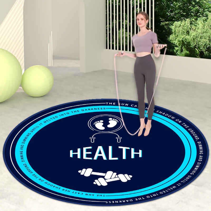 아령 딥 블루 건너 뛰는 둥근 운동 로프