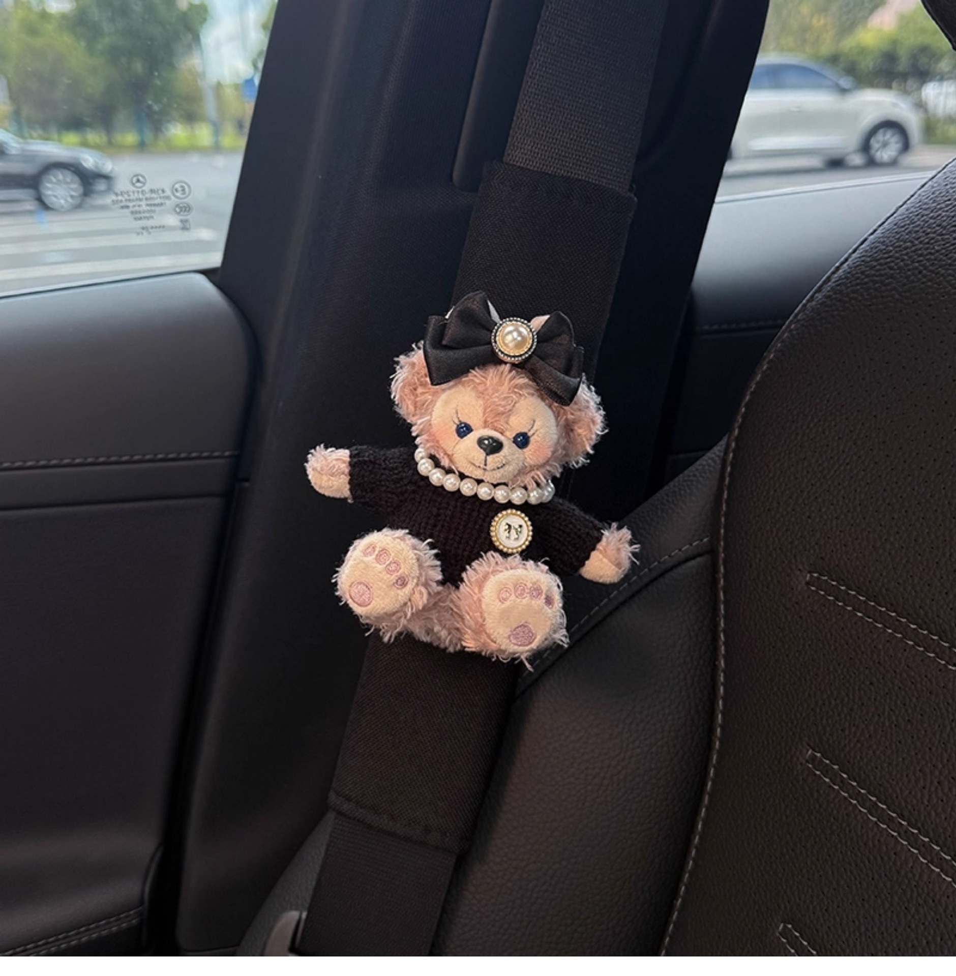 Shirley Mei Duffy Car Seat Belt Shoulder Cover Car Seat Belt Decoration Anti-Wear Clothes Couple Pair of Women