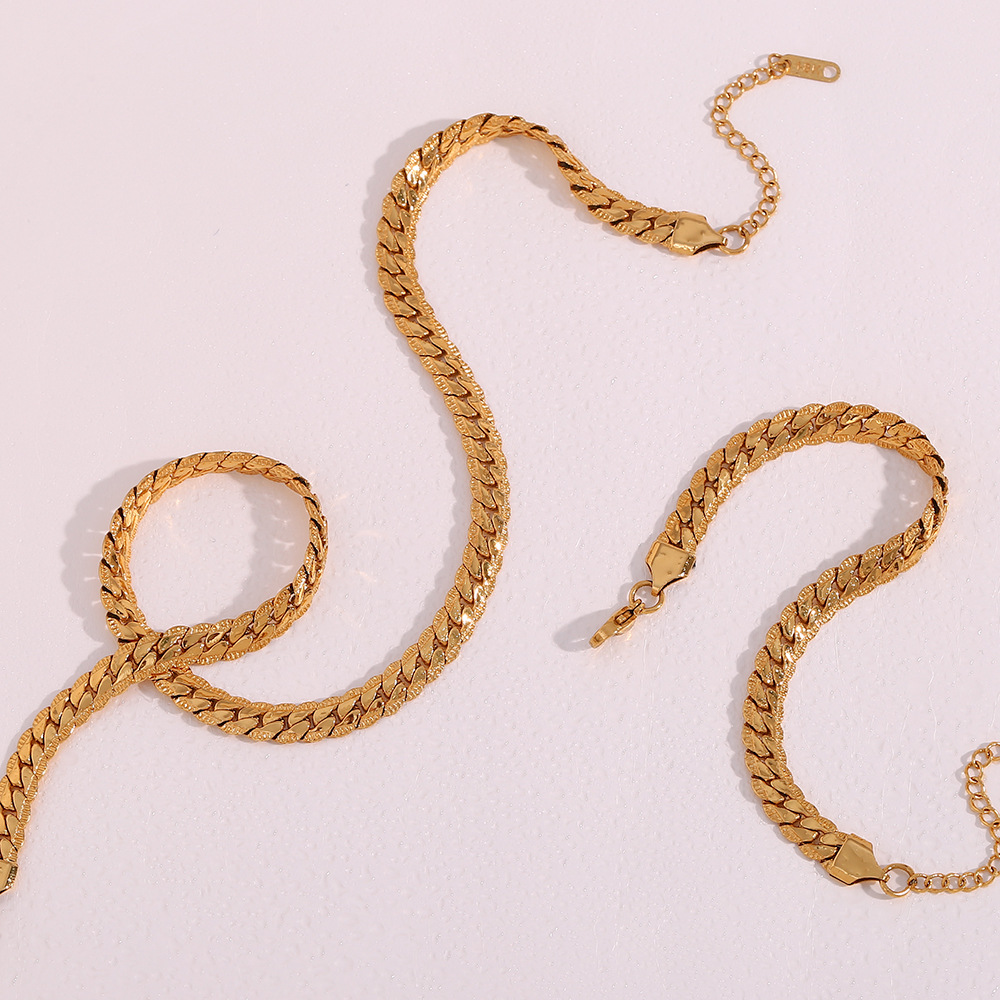 10g Weight 0.03µm-0.05µm Gold Plating Thickness PVD Coated Gold Plating Process Real Gold Plated Plating Material 304 Stainless Steel Pendant Material Necklace Classification 304 Stainless Steel Chain Material 18K Gold Plating Color 1 Piece Quantity Daily Occasion 304 Stainless Steel Material Geometric Pattern Women'S Gender Fashion Style Waterproof Non Tarnish, Plating Craft PVD Coated Real Gold Plated 18K Gold Geometric 304 Stainless Steel Fashion Waterproof Non Tarnish 304 Stainless Steel Necklace 3