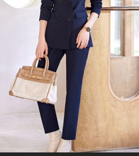 B126 navy blue formal pants