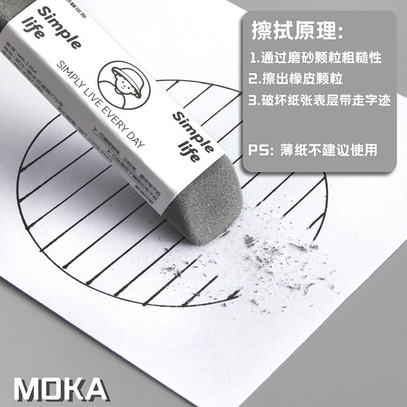 Limpie limpio sin marcas borrable de dibujos animados bolígrafo neutro bolígrafo gran arena grande super limpio