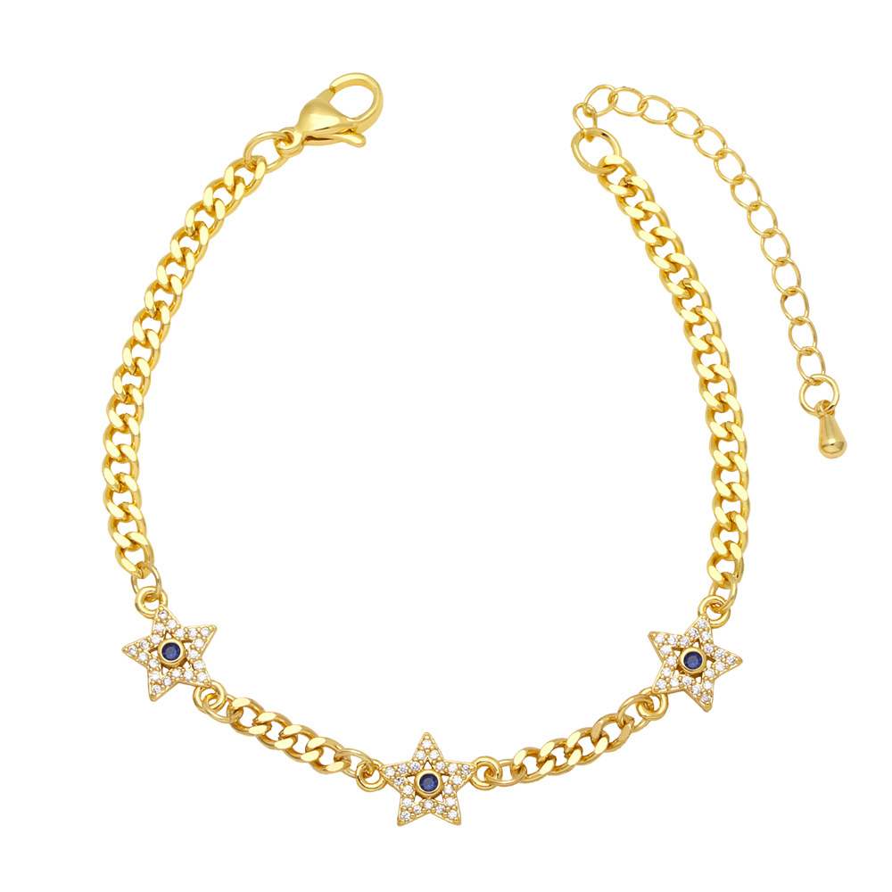 Fashion Copper XINGX Bracelet Daily Splicing Zircon Copper Bracelets