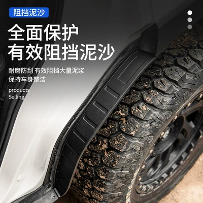 Mudguard PRADO rear door protective wheel