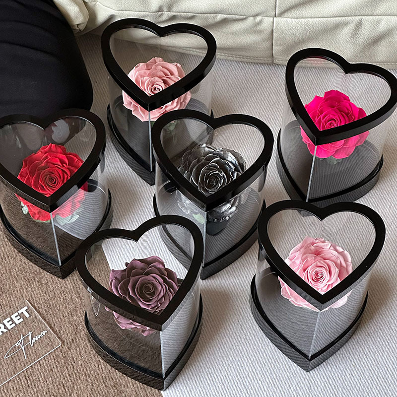 Día de San Valentín eterno flores amor rosa caja de flores decoración confesión de boda para enviar novia regalo creativo fábrica al por mayor