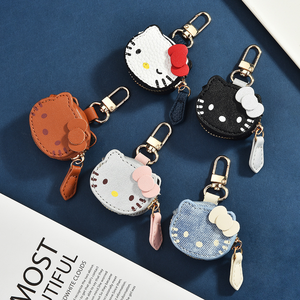 Caricatura encantadora Kitty Kitty Keychain KT gato colgante regalo de alto valor de belleza para chicas bolsas colgantes regalo para chicas