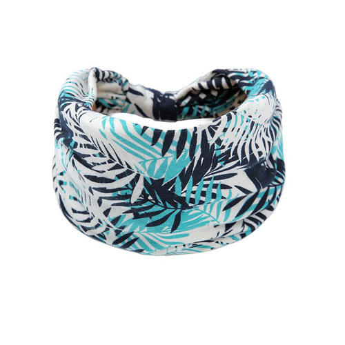 Euramerican Cross-Border Bohemian Yoga Sweatband Cross-Strapped Sweat-Proof Elastic Headband Postpartum Headband Wholesale
