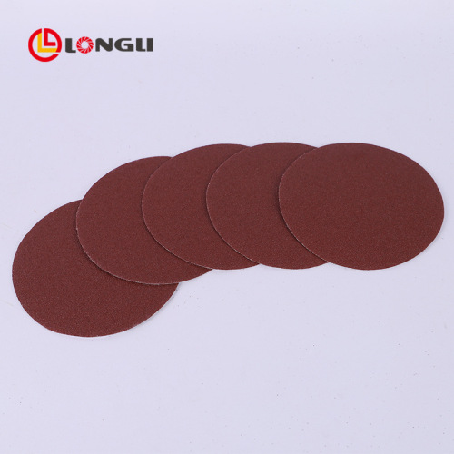 Set of flocked sandpaper sheets 4 inches 5 inches 9 inches polished brushed self-adhesive sandpaper sheets sticky disc sandpaper