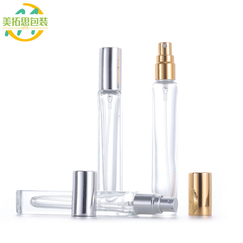 10ml喷雾瓶 高档圆形方形香水瓶 细长厚底瓶 香水分装玻璃瓶