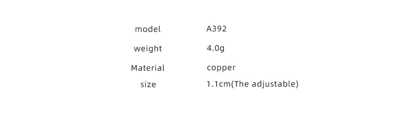 Retro Square Copper Rings Inlay Zircon Copper Rings