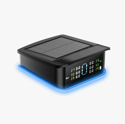 Tire pressure monitoring system – Tire Pressure Monitor Solar-Powered