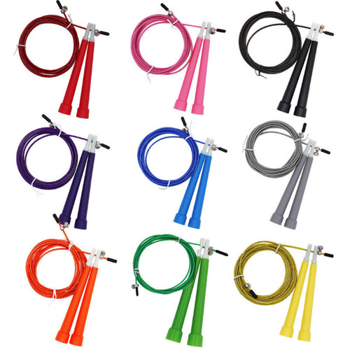 Cross-border racing steel cord jump rope for student exams, jump rope for weight loss and body shaping, exercise jump rope for both men and women, dual bearing jump rope
