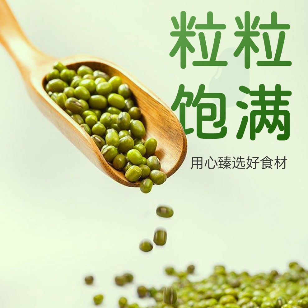 卡宴绿豆新鲜密封罐装500g 员工福利批发 团购