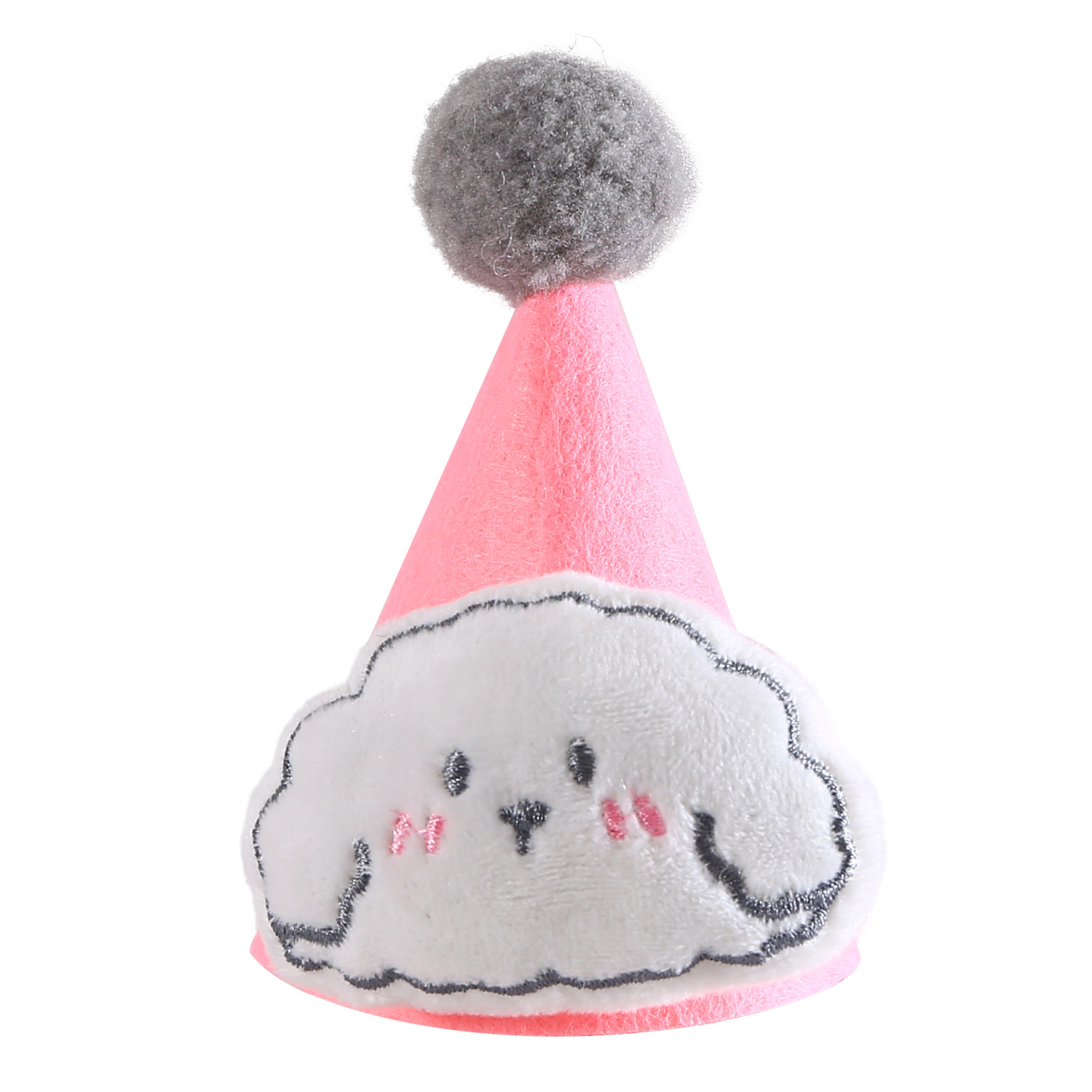 Mascota felpa de dibujos animados sombrero oso de peluche rana conejo lindo colorido tridimensional fieltro conejo perro tocado