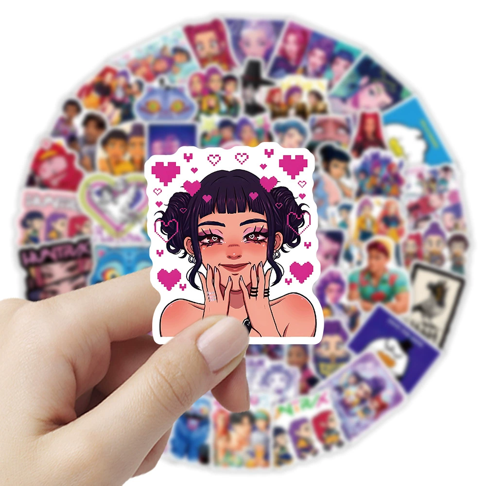 104 новых персонажа коллекции охотника на ведьм KPOP, Sticker коллекция, двухмерная анимация, оптом для дома