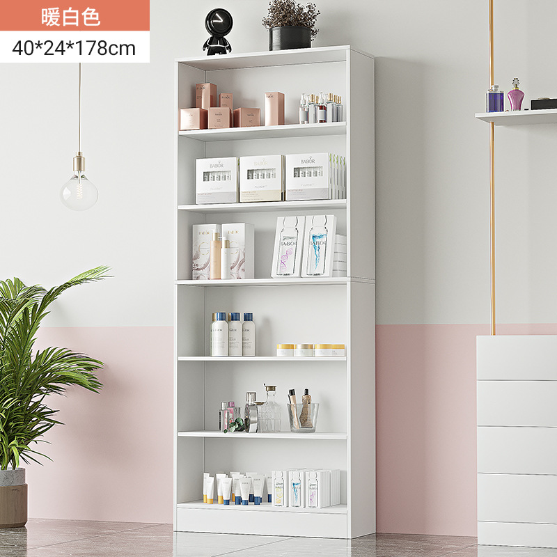 Cosméticos vitrina simple salón de belleza producto vitrina estante manicura peluquería vitrina materno e infantil tienda contenedor