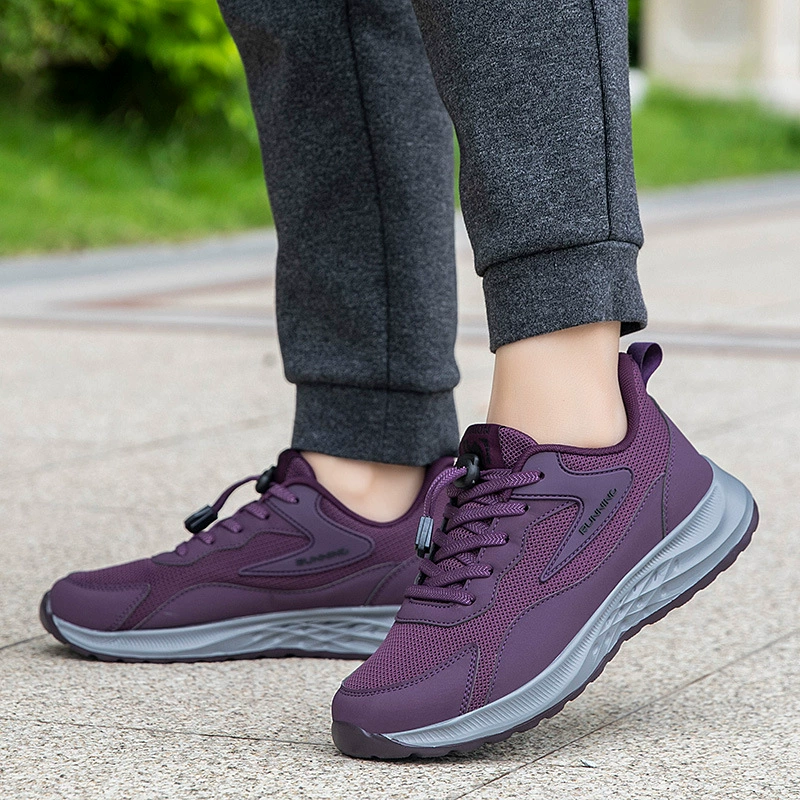 Yuji Footwear: Non-slip Walking Shoes for Moms, Comfortable Sports Shoes for Middle-Age, Soft Sole