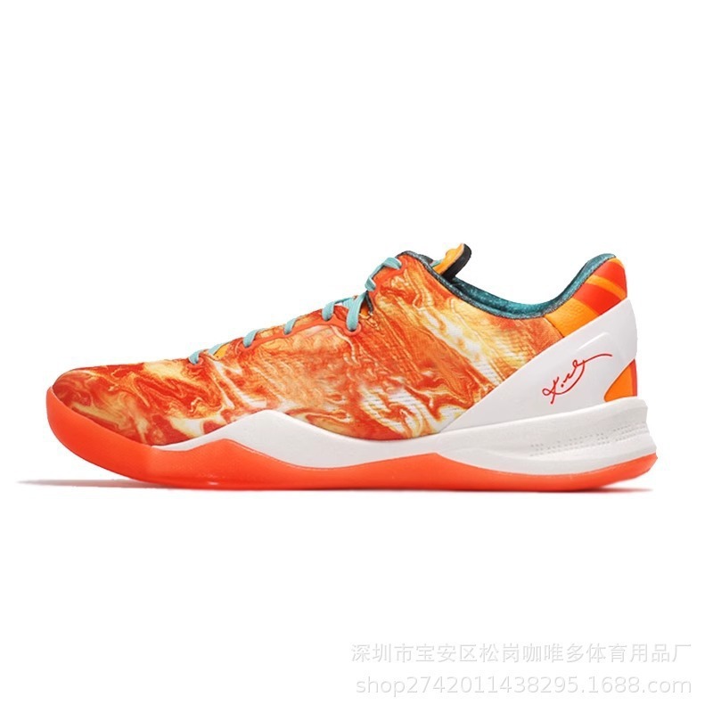 科比8代篮球鞋男KOBE鸳鸯ZK8全明星纯白色透气耐磨防滑气垫球鞋女|undefined
