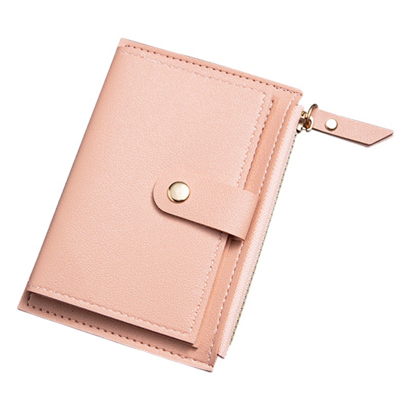 Women's Short Wallet, Summer Thin Style, Cute and Simple, Student-Friendly, Niche Design, Customizable Logo, Credit Card Holder