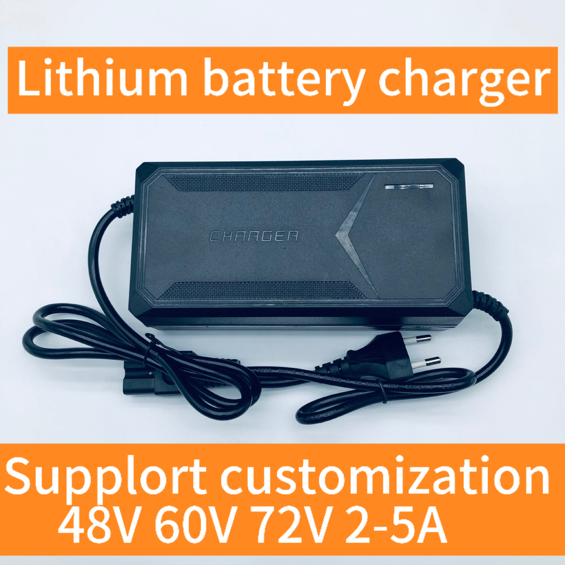 60V 3A Lithium-Ion Battery Charger for Electric Bicycles and