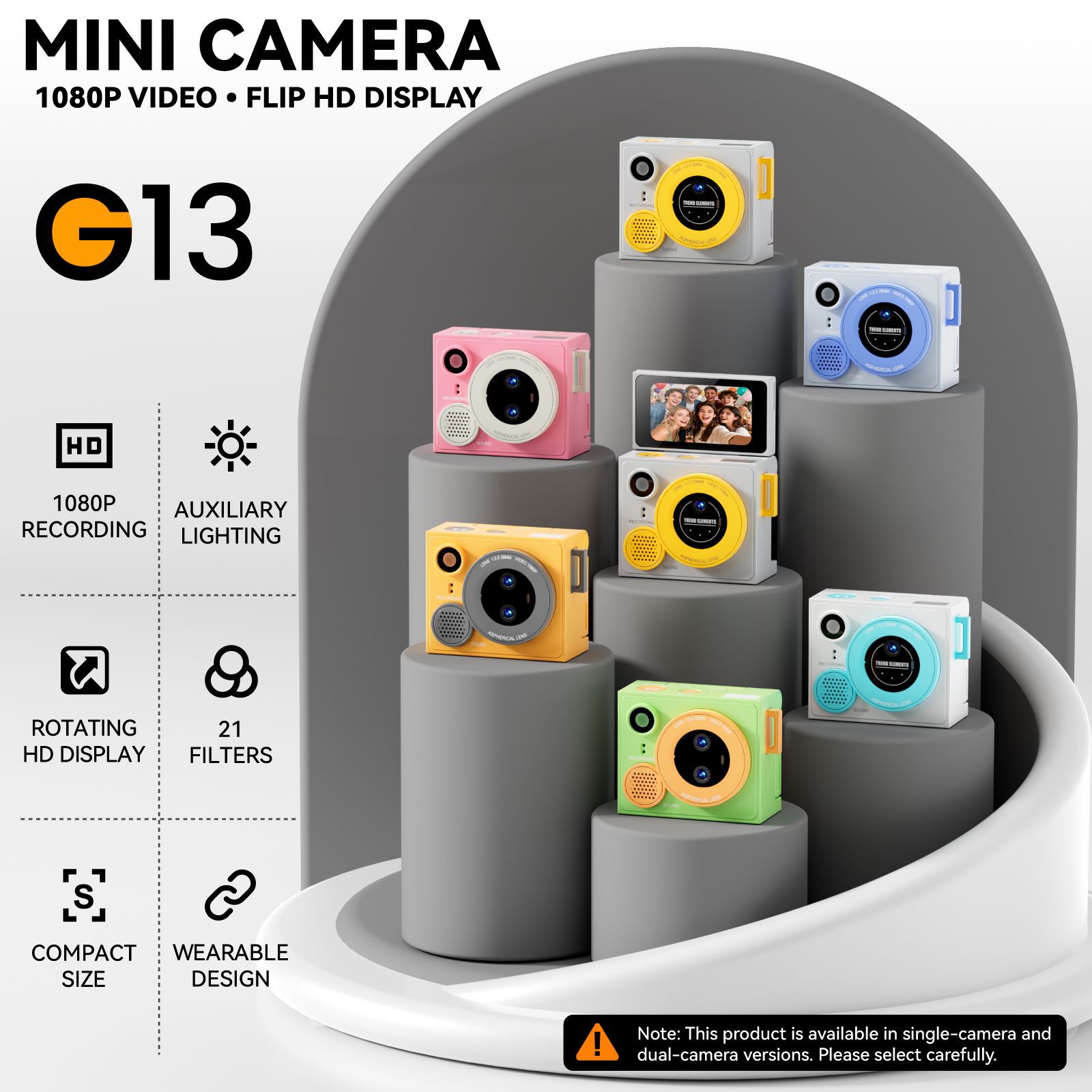 High quality cartoon camera for students