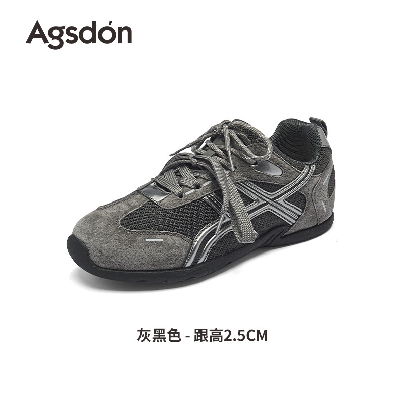 奥古狮登德训鞋女2025新款秋季巨好看芭蕾阿甘赤足鞋薄底运动鞋子|undefined