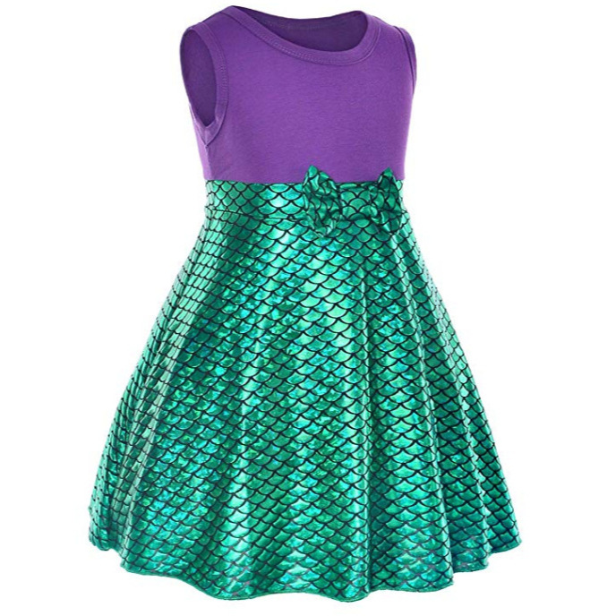 2019 nuevo chaleco sirena falda linda chica falda