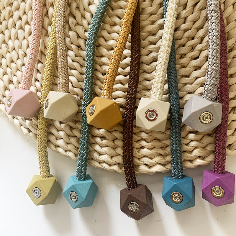 Cross-border Hot Rubik's Cube Curtain Magnet Buckle Curtain Binding Window Decoration Accessories Home Textile Accessories Magnet Binding Rope