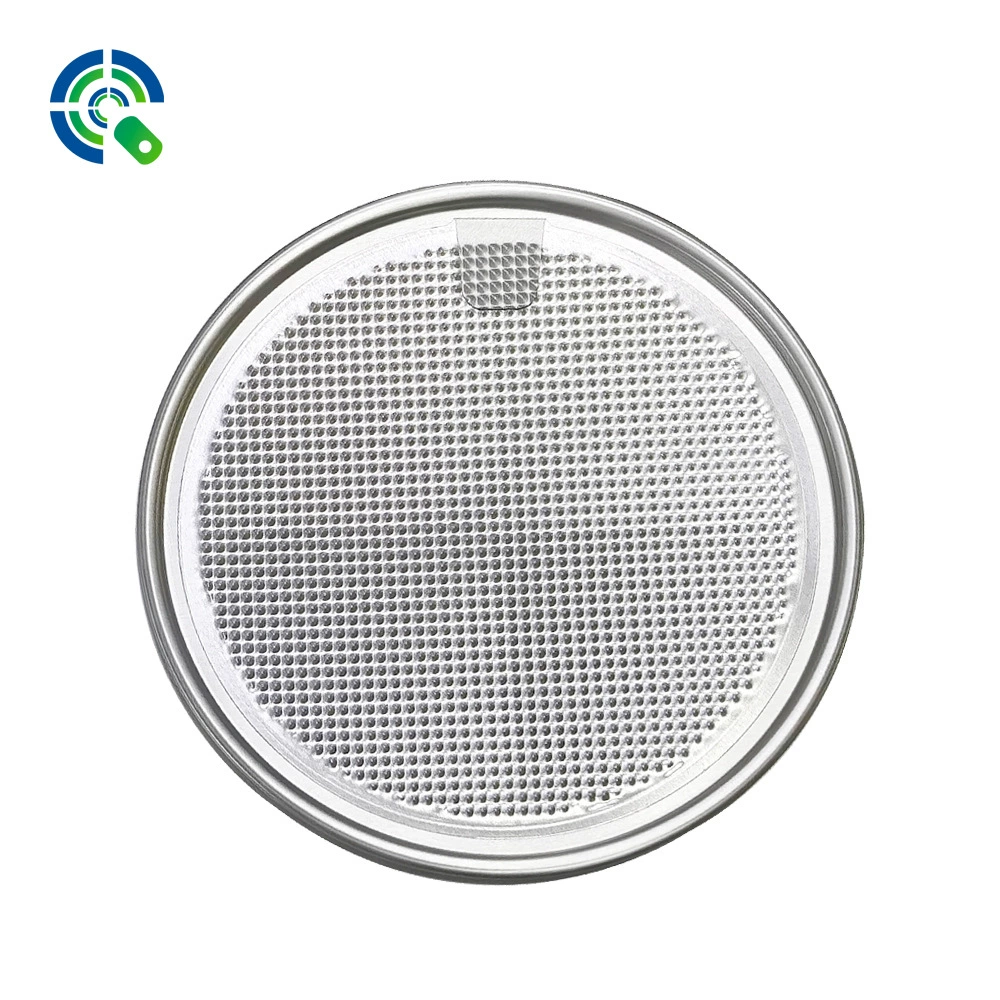 Алюминиевый ободок, легко рвущаяся крышка, внутренний диаметр 154, алюминиевая крышка большого диаметра, серебряная пищевая алюминиевая фольга, легко открываемая крышка, готовая к съемке образцов.