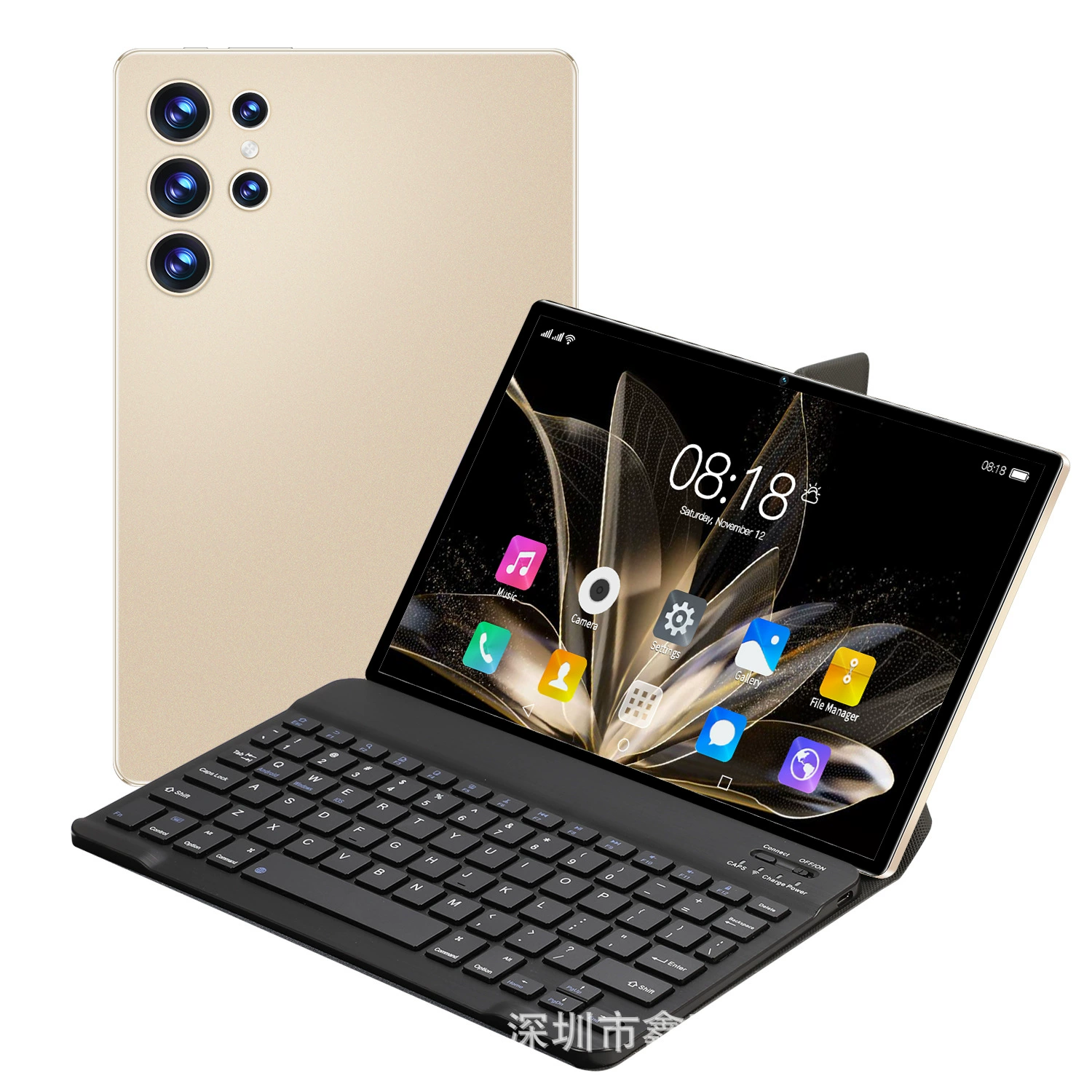 Планшет 2-в-1 Android 10.1 (MTK6735A) — 2 ГБ ОЗУ, 16 ГБ встроенной памяти, Bluetooth, 10.1" IPS