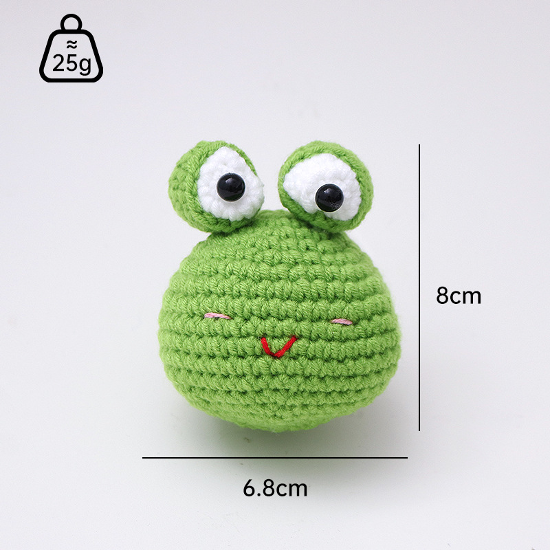 큰 개구리 머리 새싹 녹색 빨간색 V 입