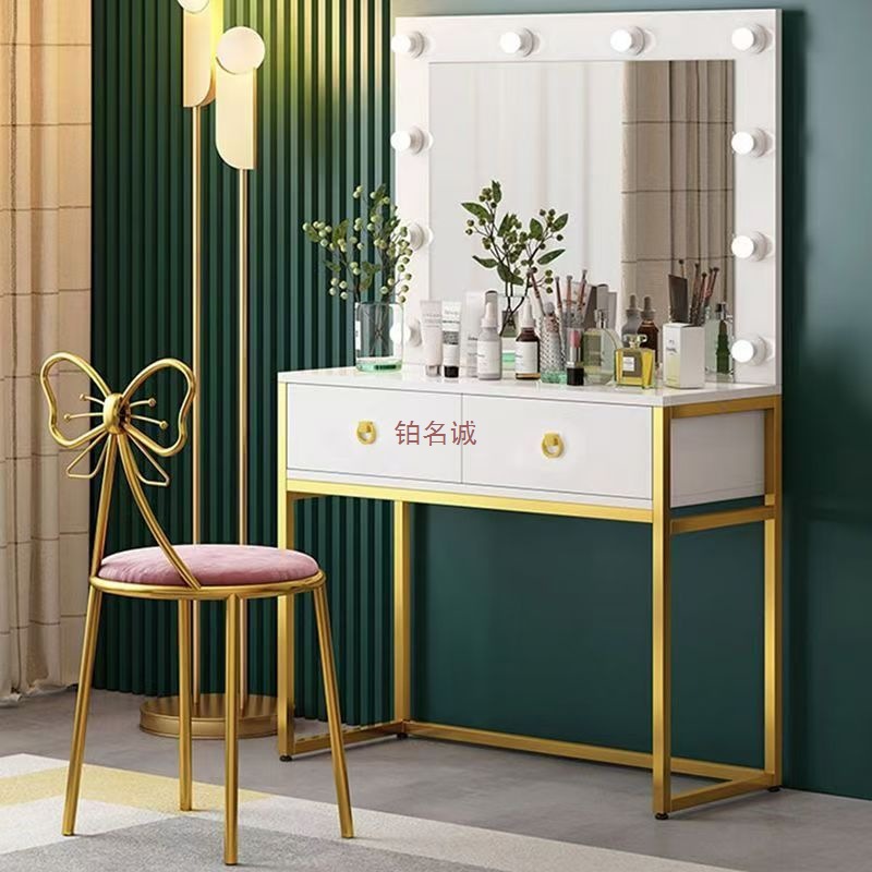 Net Celebrity Studio Dressing Table with Light Makeup Wedding Dress Shop Dressing Table Professional Makeup Special Makeup Table for Teachers College