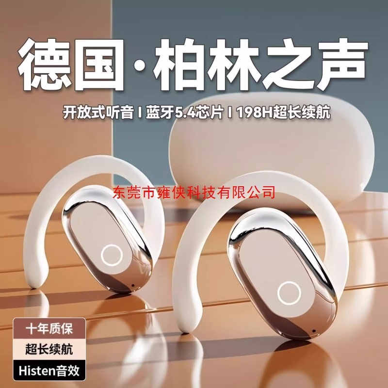 柏林之声2025新款骨传导运动无线蓝牙耳机不入耳挂耳式降噪长续航|undefined