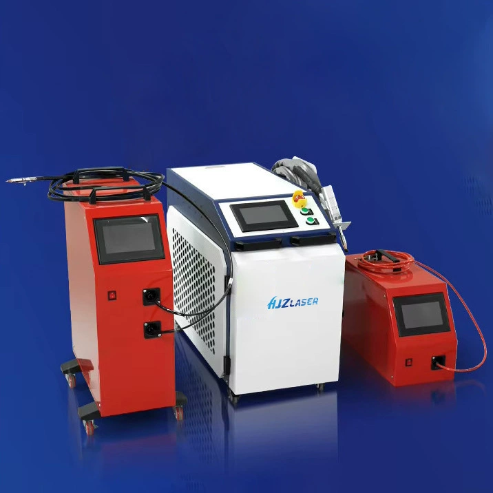 3000W двойной проволочный ручной лазерный сварочный аппарат автоматическая прямая сварка из нержавеющей стали углеродистая сталь воздуховод сварочный аппарат завод