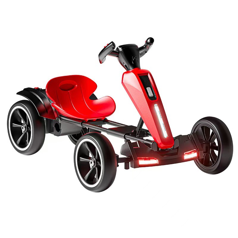 Kart eléctrico infantil para niños de 2 a 6 años con control remoto, plegable, ligero y sin instalación