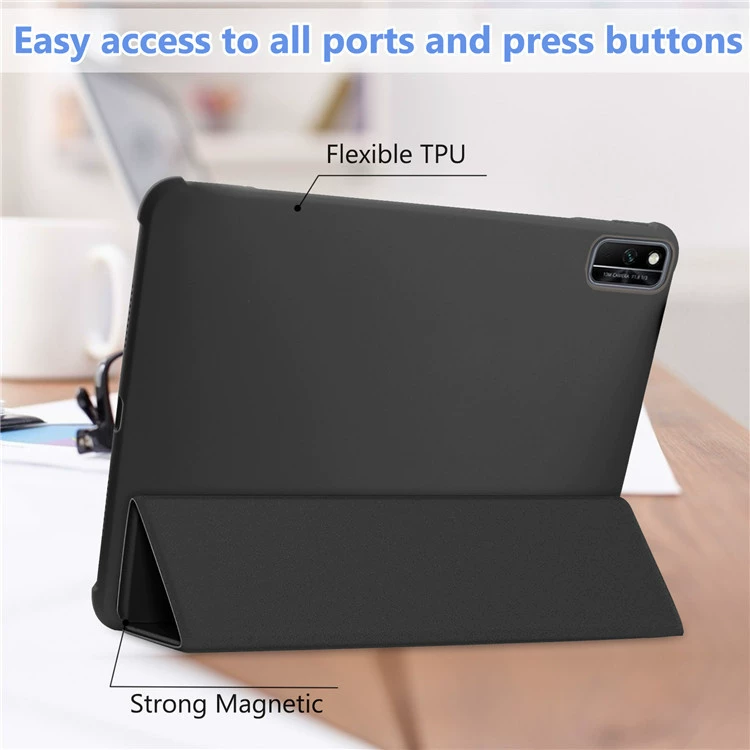 Подходит для Huawei Matepad11 плоская панель защитный чехол 10.4 Honor V6 кожаный чехол 10.8 3% полный силиконовый корпус