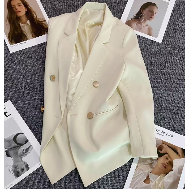 Women's Blazer Spring and Autumn 2025 New Style Niche No-Iron Petite Early Spring Blazer Jacket Suit