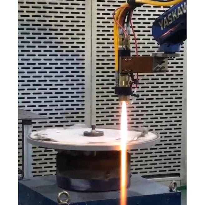 三鑫转台式喷涂机器人 六轴机械手臂与非标转台 六轴机械臂喷涂