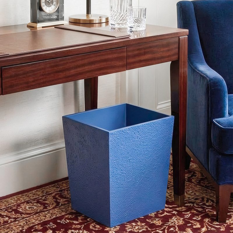 Hotel Room Trash Bin Hotel Rectangular Round Resin Trash Bin Business Vertical Trash Bin